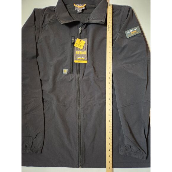 Ariat Rebar Convertible Jacket – Men’s XL Tall, Black, Weatherproof, NWT - Picture 4 of 12